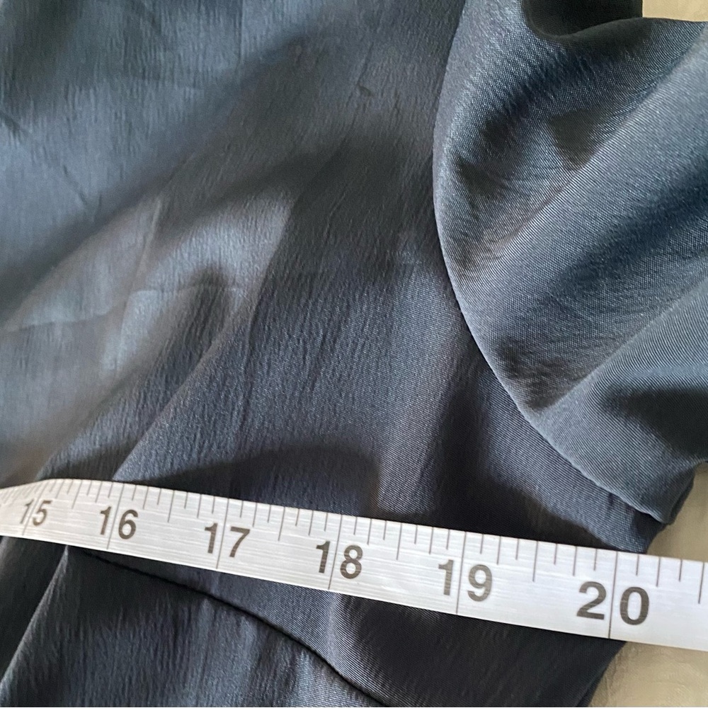 Denver Hayes INDIGO Dress Blouse, M Summer Sale - Picture 3 of 8